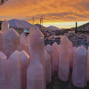 Cuarzo Natural al por Mayor, Cuarzo Curativo, Decoración para el Hogar, Varita de Cristal, Obeliscos de Cristal, Piedras, Torre de Cuarzo Rosa - Product Image 4