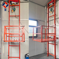 Monte-charge hydraulique vertical pour entrepôt de 2 à 15 m, élévateur de marchandises de 500 kg avec télécommande