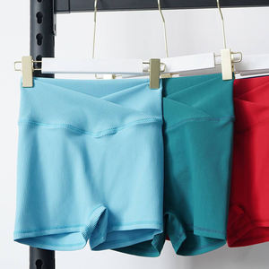 Pantalones cortos de ciclismo para mujer, Shorts de cintura alta con realce de trasero, para entrenamiento, gimnasio, Fitness, Yoga - Product Image 6