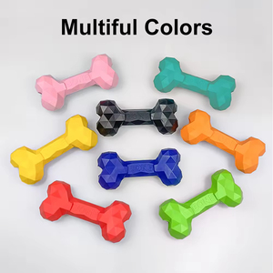 Milieuvriendelijke Materialen Diamond Bone Traktatie Voedsel Spul Afgifte Van Natuurlijk Rubber Hond Traktatie Bot Hond Speelgoed - Product Image 5