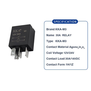 Kka Mini Ô Tô Tiếp Sức 30 Amp 12/24V 4/5 Pin SPDT Phổ Công Suất Cao Xe Tiếp Sức Mini Tiếp Sức Cho Xe 20 cái/hộp - Product Image 3