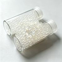 Perles de gel de silice déshydratant blanches transparentes, déshydratant en gel de silice haute efficacité pour l'industrie électronique