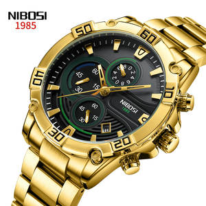 Reloj de Lujo para Hombre 2524, Correa de Acero Inoxidable, Diseño Moderno, Resistente al Agua, Cristal de Cuarzo, Calendario, Cronógrafo - Product Image 3