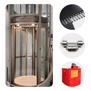 Venta directa de moda simple seguridad 220V 380V lujo barato Villa ascensor clásico <span class=keywords><strong>para</strong></span> Villa casa ascensor personalizado - Product Image 4