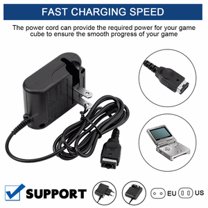 Adaptador de cargador de CA para NDS GBA SP Gameboy Advance SP, cable de carga con enchufe europeo y estadounidense para accesorios de Nintendo. - Product Image 5