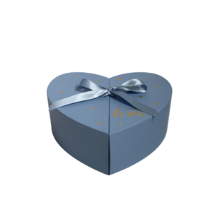 Caja de Regalo de Cartón con Forma de Corazón de Lujo para el Dí<span class=keywords><strong>a</strong></span> de San Valentín, MOQ Bajo, Apertura en el Centro con Cinta, en Stock - Product Image 5