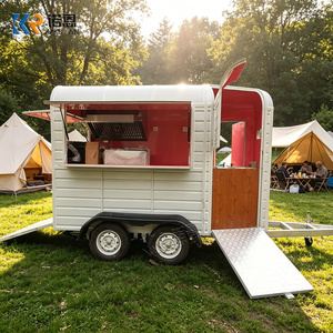 Remolque de Comida para Desayunos, Remolque de Cocina, Remolque <span class=keywords><strong>Bar</strong></span>, Camión de Comida Rápida Vintage, Remolque Móvil para Camping, Carrito de Venta Ambulante, Carrito de Comida Callejera - Product Image 5