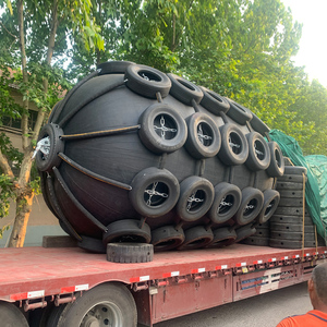 Guardabarros de goma neumática flotante de alto rendimiento 80 50kpa Cadena de red de neumáticos Precio bajo Suministros marinos para barcos Caucho natural - Product Image 4