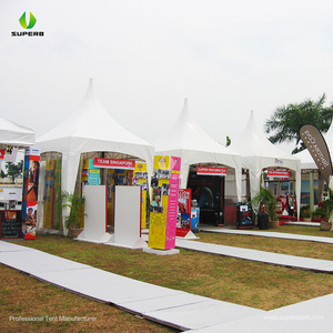 Tente de réception extérieure imperméable <span class=keywords><strong>pour</strong></span> la restauration, tente carrée/ gazebo/ pagode (3x3m) - Product Image 3