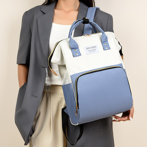 Hombro doble <span class=keywords><strong>de</strong></span> gran capacidad transfronteriza para mamá bolsa nueva mochila portátil para bebés al aire libre bolsas <span class=keywords><strong>de</strong></span> pañales al por mayor - Product Image 5