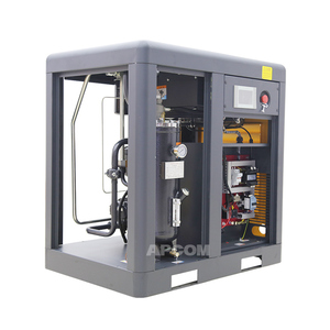 เครื่องอัดอากาศแบบสกรูโรตารี่สีเหลือง APCOM 11KW 15HP จากโรงงานโดยตรง, เครื่องอัดอากาศอุตสาหกรรมประหยัดพลังงานสำหรับงานหนัก หลายรุ่น - Product Image 2