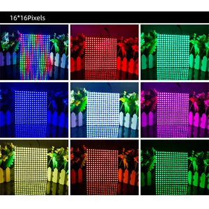 Bảng Ma Trận LED Pixel Linh Hoạt WS2812 5050 8X8 16X16 8X32 RGB Địa Chỉ