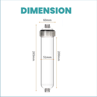 Filtre à eau alcalin T33 Cartouche filtrante rechargeable