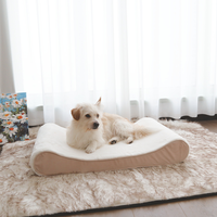 Memory-Schaum Hundebett Sofa Weich Orthopädisch Solide Modern Rechteckig Abnehmbarer Bezug Schlafbett