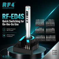 Ensemble de tournevis électrique RF-ED4S RF4, 4 vitesses réglables, sans fil, 42 embouts en acier S2, charge rapide Type-C, réparation de téléphone 2 en 1