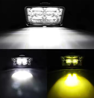 Luz LED de trabajo todoterreno de 54W, gran campo de visión, 4 pulgadas, 32LED, luz cuadrada para coche y camión, piezas automotrices