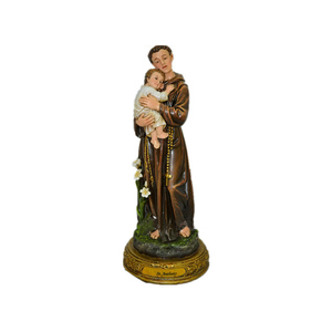 12 ''resina St Anthony y niño <span class=keywords><strong>estatua</strong></span> resina St Anthony con bebé St <span class=keywords><strong>Antonio</strong></span> <span class=keywords><strong>de</strong></span> padua estatuilla - Product Image 1