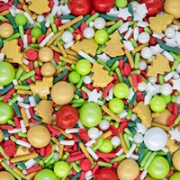 Neue Trendige Weihnachts-Lebensmittelstreusel Geeignet für Kuchendekoration Backen Eiscreme-Kuchendekoration