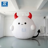 Modèle gonflable de démon pour Halloween, décoration de fête d'Halloween, accessoire publicitaire gonflable