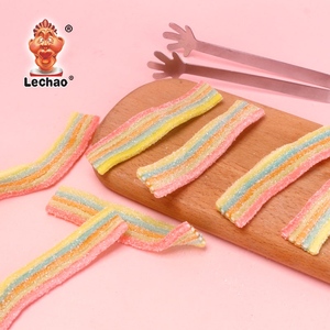 <span class=keywords><strong>Caramelle</strong></span> Gommose alla Liquirizia Colorate a Forma di Cintura Lunga, Nuovo Design della Fabbrica Lechao, Snack Halal, <span class=keywords><strong>Caramelle</strong></span> Acide per Vendita all'Ingrosso - Product Image 4