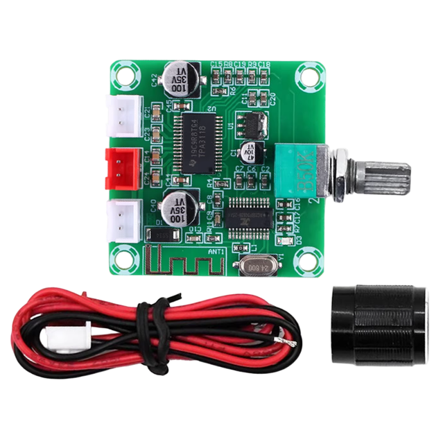 TPA3118D2 Class D Blue Tooth Amplifier Board 2x50W Stereo Dual Channel Audio Amp Module With Cable HiFi DIY