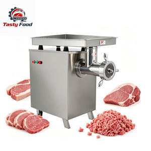 Machine à broyer la viande fraîche et congelée de bœuf, porc, poulet, canard, haute puissance, verticale, pour cantine - Product Image 2