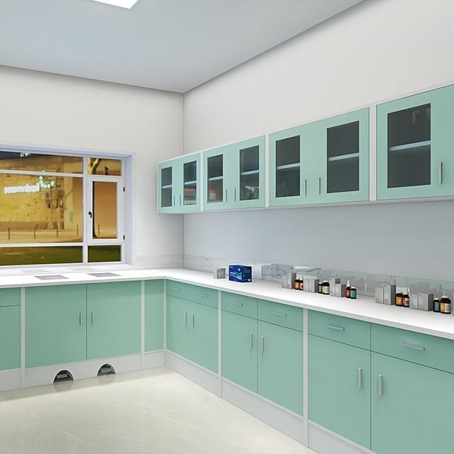 medical office table stainless steel with drawers
