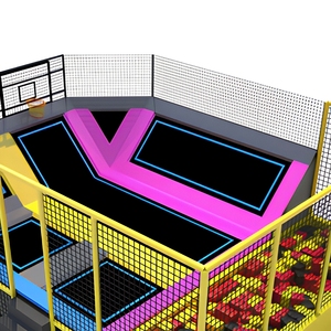 Parc de trampolines avec fosse à mousse, parcs de trampolines intérieurs, plus grand fournisseur d'équipements de trampolines pour cascades, équipement de parc de trampolines - Product Image 4