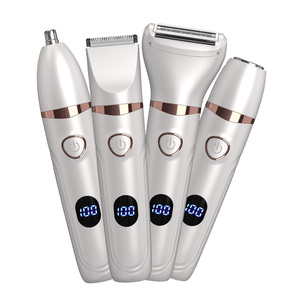 4 in 1 <strong>Women</strong> Electric Hair Remover Painless Epilator <strong>Shaver</strong> Waterproof Type-C Rechargeable Body Trimmer for <strong>Face</strong> Leg Nose Hair - Product Image 6