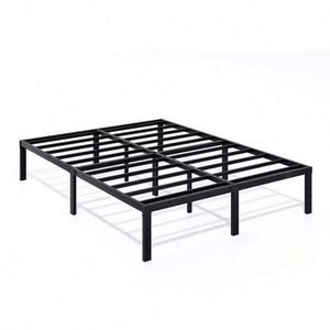 Warehouse Iron Durable Living Room Hotel Metal Platform Adjustable Customizable Modern Bedroom Furniture <b>Bed</b> Frame King Size - Product Image 1
