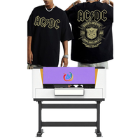 Printer DTF Inkjet Profesional A3/A4 Otomatis Baru Mudah Transfer Panas untuk Kaos 30cm dengan Penggoyang Buatan Profesional