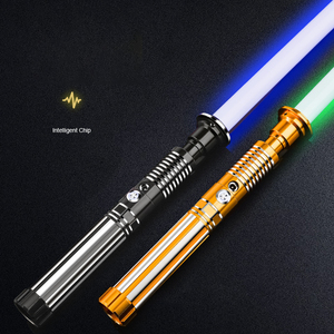 High Quality Promotional Toy 10 RGB Colors Dueling <b>Light</b> Saber Sword with Alloy Handle 6 Sound Effects USB Rechargeable - Product Image 4
