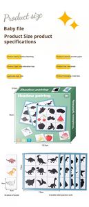 Jeu d'association des ombres : Trouvez les différences – Jeu interactif parent-enfant pour l'entraînement de la concentration des bébés et jouets éducatifs précoces pour enfants - Product Image 3