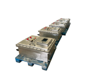Boîtier de commande antidéflagrant LD BXD M99L 10 en acier inoxydable SS316L IP66 pour distribution d'énergie et d'éclairage en zone dangereuse