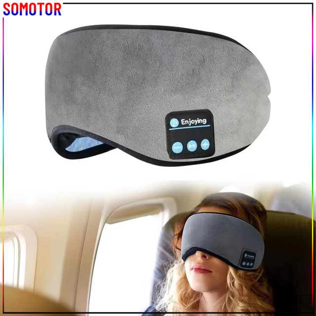 Sleep Headphones Bluetooth Eye Mask Side Sleepers Blackout Wireless Sleeping Eyemask