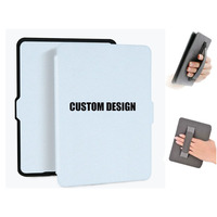 Casing Kindle PU Custom Print OEM untuk Colorsoft 2024 Paperwhite 6 Basic Auto Wake/Sleep dengan Tali Pegangan