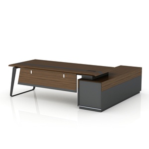 Bureau de direction en bois massif, mobilier de bureau - Product Image 2