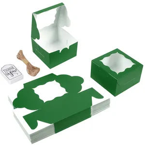 批发定制可回收牛皮纸食品包装盒食品安全纸盒