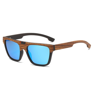 Lunettes de soleil rétro européennes et américaines Lunettes en bois transfrontalier laminé à la mode avec lentilles UV400 <span class=keywords><strong>Style</strong></span> tout assorti - Product Image 3
