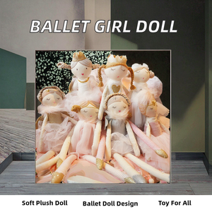 <span class=keywords><strong>Bambola</strong></span> Ballerina alla Moda in Morbido Cotone Peluche Unisex con Vestito e Accessori, Scala <span class=keywords><strong>1</strong></span>:3, 2-4 Anni - Product Image 2