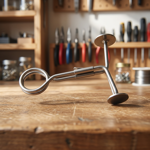 CROWN CLB-187 Laboratory Clip Pinch Cock with Finger <b>Grips</b> Plated SS 316 5 Inch Mohr's Pinch Cock <b>Clamp</b> OEM - Product Image 2