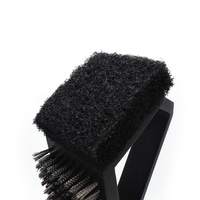 Brosse de nettoyage pour barbecue Uncle MOK, poils en acier les plus sûrs, grattoir, 3 en 1, tampon à récurer multifonctionnel, résistant à la chaleur, pour l'extérieur