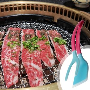 Pinzas Espátula de Silicona Resistentes al Calor, Antiadherentes 2 en 1 para Agarrar y Voltear, Pinzas de Cocina para Panqueques, Pescado y Huevos - Product Image 3