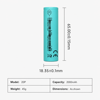 Batterie lithium-ion haute capacité 18650 20P, batterie rechargeable pour vélo électrique, outils électriques, robot