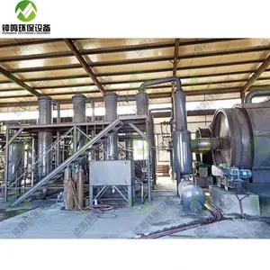 Converting Solid Waste To Be Fuel Oil Tyre Oil Carbon Black Manufacturing Plant Waste Tyre Recycling 5-8 Years Alloy Steel ZM
