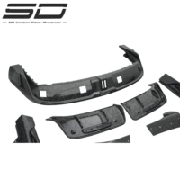 Diffuseur arrière, jupes latérales et aileron arrière SD à ajustement parfait pour Rolls Royce Spectre Msy Body Kit, en fibre de carbone, directement de l'usine