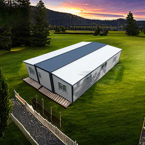 40フィートの拡張可能なコンテナハウス既製のリビングプレハブヴィラ、3ベッドルームプレハブポータブルモバイルタイニーホーム - Product Image 1