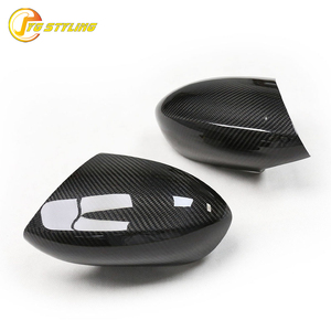 Coques de rétroviseurs en fibre de carbone véritable pour BMW E90 E92 E93 M3 1M <span class=keywords><strong>COUPE</strong></span> 2009-2013 – Coque de remplacement en fibre de carbone sèche pour rétroviseur latéral - Product Image 3