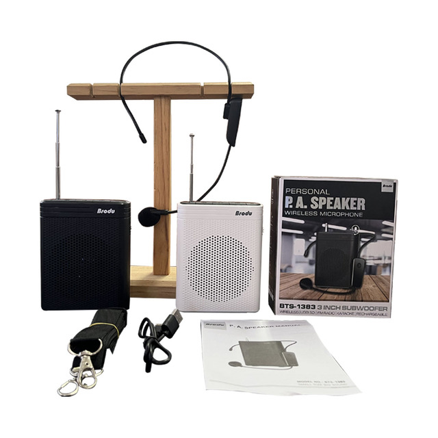 BTS-1383 City Tour Classroom Teacher Personal Portable Loudspeaker With Microphone Digital Voice Recorders Signal Amplifier
