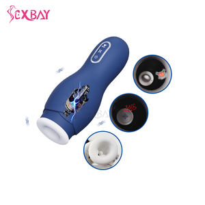Sexbay Automatische Mannelijke Masturbator Cup Zuigen Likken Trillingen Echte <span class=keywords><strong>Vagina</strong></span> Pocket Pussy Penis Orale Sex Machine Speelgoed Voor <span class=keywords><strong>Man</strong></span> - Product Image 6